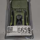 UKLCCU Case for iPhone 14 Pro Max Phone Case with Kickstand, Built-in 360°Rotate Ring Stand Phone Case for iPhone 14 Pro Max (Olive Green)