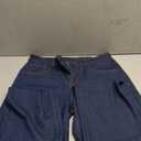 Verdusa Men's Vintage Baggy Jeans Wide Leg Denim Pants with Pockets Dark Blue Small