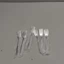 DRKIO Stainless Steel Toddler Forks Set - 6 Pieces Kids Forks Set Children Safe Food Grade Kids Silverware Small Forks Metal Toddler Utensils Dishwasher Safe Mirror Polished