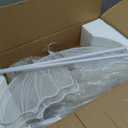 Wedding Butterfly LED Floor Lamp: Hanging Butterfly White Color Ceiling Light - Romantic Wedding Decoration Lights Fixture - Adjustable Height Creative Props (1, 60 CM/23.6 in)