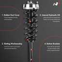 A-Premium Front Complete Struts Compatible with BMW X5 2007-2013, X6 2008-2014 - 2x Replacement Suspension Shock Absorber with Coil Spring Assembly