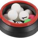 13pcs Numbered Bingo Balls Replacement Bingo Pong Balls Table Tennis Balls for Game Party Decoration with Storage Bucket