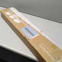 Homeforia White Floating Shelves 36 Inches Long, Premium Solid Wood, Long White Floating Shelves for Living Room, Heavy Duty Bracket, 36 x 6.5 x 1.75 inch, Set of 2