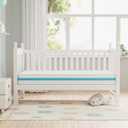 TeQsli Crib Mattress, Dual-Sided Memory Foam Toddler Mattress with Breathable Washable Cover, Standard Size Baby Mattresses for Crib: 52 x 27.6 x 6 Inch