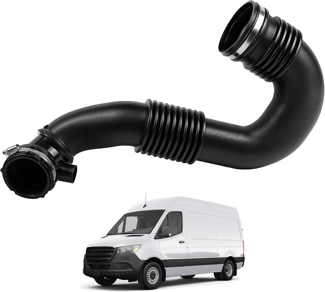Engine Air Intake Hose with Clamps Compatible with Mercedes-Benz | Compatible with 2010-2023 Mercedes-Benz Sprinter 2500 3500 3500XD 4500 NCV3 Series V6 3.0L, Replaces 9065282224 A9065282224