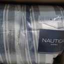 Nautica - King Comforter Set, Reversible Woven Bedding with Matching Shams, Medium-Weight, Oeko-Tex Certified (Bay Shore Navy)
