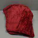 PAVILIA Maroon Red Throw Blanket for Couch Bed, Soft Fleece Throws for Sofa Chair, Fuzzy Waffle Textured Blanket, Cozy Warm Lightweight All Season Blanket Throw, 50x60