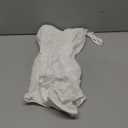 Fixmatti Women 2 Piece Outfits Long Sleeve Button Down Blouse and Shorts Sweatsuit Sets (Large, White)