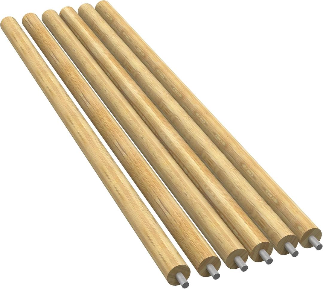 Dowel Rods Wood Sticks Wooden Dowel Rods Round Hardwood Sticks Wooden Dowels (4/5" x 20")