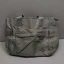 Insulated Lunch Bag Women Large Lunch Tote Bag Box Bags Boxes with Shoulder Strap Adult for Women Men Work Grey Green with Water Bottle Holder (16.5L)