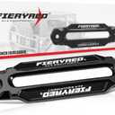 FIERYRED Winch Hawse Fairlead 10 Inch Aluminum Fairlead for Synthetic Rope, Suitable for 9000-14500 LBS Winch
