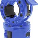 Clout Fitness Olympic Barbell Clamps Collars Quick Release Pair of Locking Weight Clips Fit 2 Inch Barbell for Weightlifting (Blue)