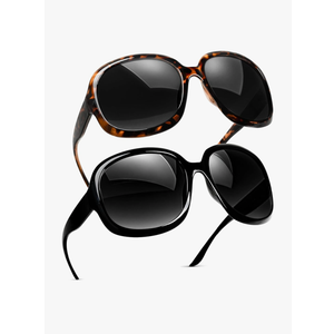 miyya Bug Eye Oversized Polarized Sunglasses Womens, Trendy Retro Sun Glasses for Women 2025, Oversized UV Protection Shades