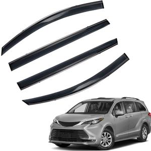 Rain Guards Window Visors Compatible with 2021-2025 Toyota Sienna
