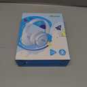 iClever BTH22 Kids Bluetooth Headphones, 60H Play Time, 74/85 dBA Safe Volume, Bluetooth 5.4, USB C, Over Ear Kids Headphones Wireless with Mic AUX Cord for iPad/Tablet/Travel, Blossom Pink