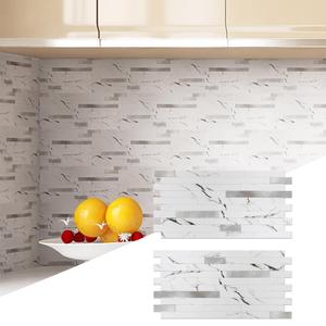 Decorative Wall Tile 20 Sheets Peel and Stick Backsplash PVC Wall Tile,for Kitchen Backsplash