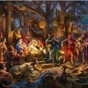 1008-piece Jigsaw Puzzle Advent Calendar featuring a nativity scene