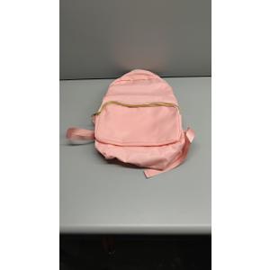 Cunno 1 Piece Nylon Backpack Kids School Backpack for Toddler Girls Boys Plain Waterproof Preppy Bookbags Travel for Student (Pink)