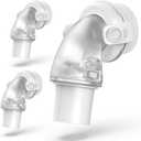 3PCs Replacemet Swivel Elbow Connector for Airfit F20 F30, 22mm Connectors for Airtouch F20 & F30 Series, ItAll Supplies for CPAP Users (3 Packs)