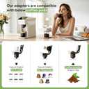 3-in-1 Espresso Machine for Nespresso Pods/K-Cups/Grounds,White