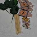 6 Set Dinosaur Park Party Table Centerpieces Include 6 Dinosaur Boxes Centerpiece 48 Sticks Table Toppers Photo Booth Props with Paper 36 Tropical Artificial Plants for Birthday Decorations