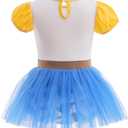 Princess Costumes Bodysuit Outfit for Baby Infant Romper Jumpsuit with Headband, Size: 9-12 Months