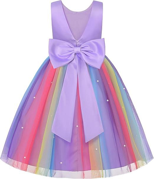 JerrisApparel Flower Girls Dress Ceremony Wedding Communion Birthday Party, 18 Month