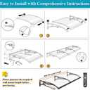 Awning for Door Entrance, Window Awnings Exterior with Aluminum Bracket, UV, Rain & Snow Protection, Durable Polycarbonate Canopy for Entrance, Balcony, Garage, Brown 100x120cm/39x47in