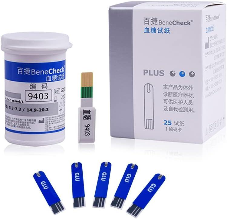 25 pcs/Box GLU Test Strips for BKM13-1 Multifunction Test Meter