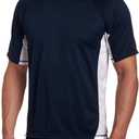Kanu Surf Men’s Swim Shirt with Short Sleeves – UPF 50+ Rash Guard with Quick-Dry Fabric, Size: 4X