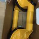 2 Pack Glass Suction Cup Heavy Duty Aluminum Vacuum Plate Handle Holder Heavy Duty Glass Lifter/Tile Suction Cup Lifter/Moving Glass/Lift Pads (Aluminum, Yellow) (Yellow)