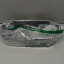 Mkono Metal Storage Basket for Toilet Tank Top Bathroom Decor, Galvanized Tray with Handle for Shelves, Farmhouse Toilet Paper Holder Organizing Bin Box for Countertop Living Room, Set of 2, Black