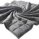 Smart Queen Weighted Blanket for Adults,Twin Size 48x72, 15lbs, Soft Heavy Blanket Machine Washable for Fall, Bedding &Napping with Premium Glass Beads (48x72 | 15lbs Grey)
