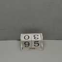 Wooden Perpetual Block Calendar for Desk, Wood Month Date Display Blocks for Teachers, Students, Classroom, Rustic Farmhouse Office Decor, Desk Accessories (5 x 4 In)