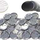 250 Pck - 2.25 inch ONLY for BAM Machines Pin Buttons - Generic Compatible with Badge A Minit 2 1/4" (57 mm)