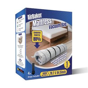 AirBaker Vacuum Storage Bags for moving, Vacuum Seal Bags for Memory Foam, Latex, Clothing & Bedding, Space Saver Bags for Organization and Storage(1 Queen/Full/Full-XL)