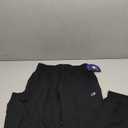 Champion Men's Joggers, Everyday Cotton, Lightweight Lounge Knit Pants for Men, 31" (Black - C Logo)