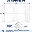 WR71X21181 23 x 14 x 0.25 in Refrigerator Freezer Wire Shelf - Replacement for General Electric Hotpoint Refrigerator, Replaces AP5953112 3319831 PS10059623