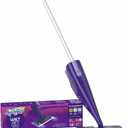 Swiffer Wet Jet Mop, Floor Cleaner for Mopping Wood, Laminate, Tile in Home, Bathroom, Kitchen, All Purpose Multi-Surface Cleaning Set includes 1 Spray Mop, 5 Pads Refill, 1 Fresh Scent Solution