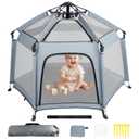 Stebovol Foldable Outdoor Playpen, Portable Playpen, Play Tents & Tunnels