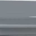 1 Pack of Extra Large Cat Litter Box (ABS Material), Low Entry Senior Litter Pen for Geriatric Kitty Big Cats, Jumbo Pet Safe Litter Boxes Tray for Indoor Pets Potty (Gray, 24" L x 20" W)