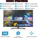 FVBADE [50000 in 1] Pandora Ultra Pandora Box Arcade Game Console for PC & Projector & TV ,3D Games 1-4 Players Double Joystick Favorite List Game Category Save/Search/Hide/Pause, Whole