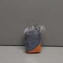 Orga'Neat Pocket Picnic Blanket, Sandproof Lightweight Pocket Camping Tarp, 55x 60 Foldable & Fits into Small Bag, Water Resistant Washable Quick Dry Compact Beach Mat for Outdoor Recreation (Grey/Orange)