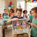 Mario Action Figures Set, 6 Inch Cartoon Character Figures Toys, Classic Plumber Bros Collectible Figurines Set for Display, Cake Toppers, Gift Ideas