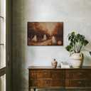 Autumn Landscape Vintage Style Wall Art Moody Ghost Poster Canvas print romantic dark academia moody cottagecore for Halloween Party House Room Decor 8x12inch Unframed