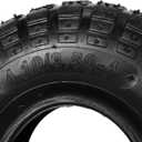 4.10/3.50-4" Heavy-Duty Replacement Tire and Tube 4.10/3.50-4" Pneumatic Tires with TR-13 Straight Valve Stem for Lawn Mower, Wheelbarrows, Hand Trucks, 4" Cart, Tractors, Golf Cart, Dolly, Trailers