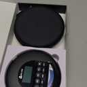 KLIM Nomad Portable CD Player Discman with Long-Lasting Battery - with Headphones - Radio FM - Compatible MP3 CD Player Portable - TF Card Radio FM Bluetooth - Ideal for Cars - New Version - Argent