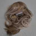 Long Mixed Blonde Layered Wig with Bangs Synthetic Replacement Wig for Women