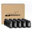 GAsupply M12x1.25 Lug Nuts, Closed End Bulge Acorn Chrome Lug Nuts Cone Seat 1.38" 35mm Tall 3/4" 19mm Hex, 20 Pack