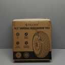 TICONN 4.80/4.00-8 Tire, 14.5" Flat Free Wheelbarrow Tire and Wheel, Solid Replacement Tires with 3" Centered Hub, 5/8" 3/4" Bearings, Universal Fit 4.80/4.00-8, 3.50/3.00-8, 4.00-6 (Black)